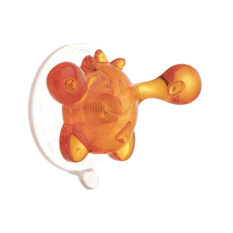 گیره آویز مکشی پلاستیکی طلایی- نارنجی مدل Orange wild willy آلمانی