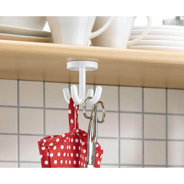 آویز چسبی سقفی ۴-Hook Kitchen Hanger