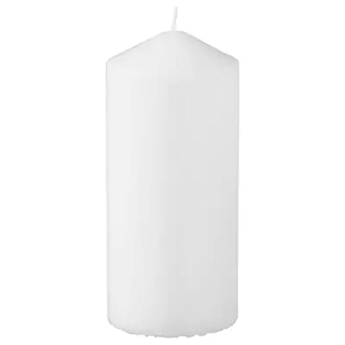 شمع استوانه ای سفید