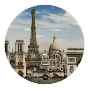 گیره آویز چسبی یک شاخه طرح پاریس زیبا