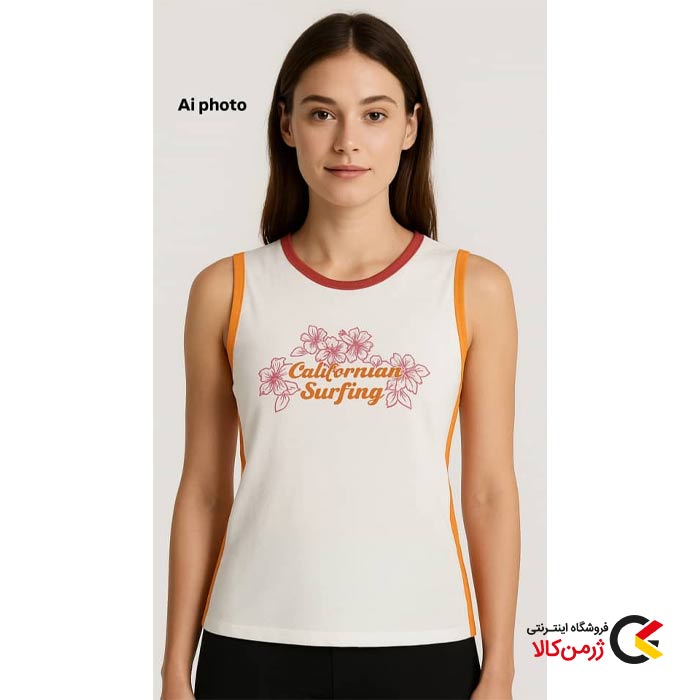 تاپ گلدار برند تی سی ام