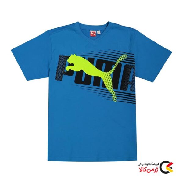 تیشرت آبی مدیوم پوما PUMA