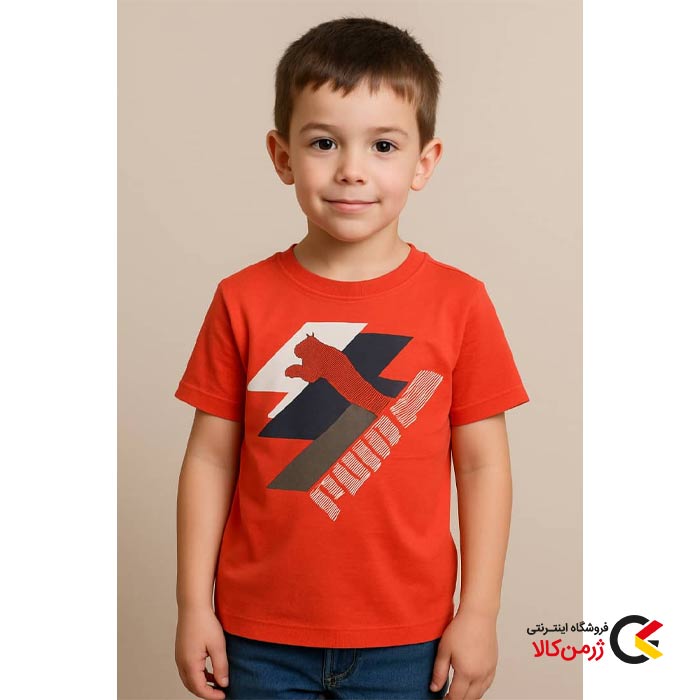 تیشرت بچگانه نارنجی
