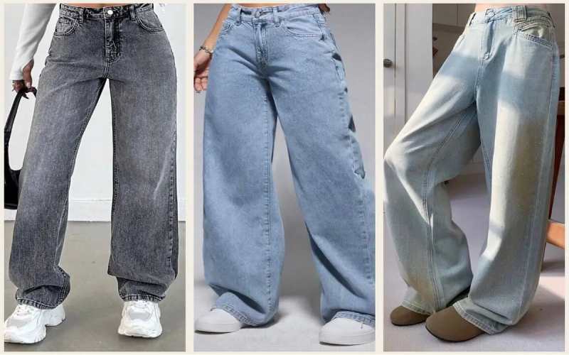 شلوار بگی جین (Baggy Jeans)